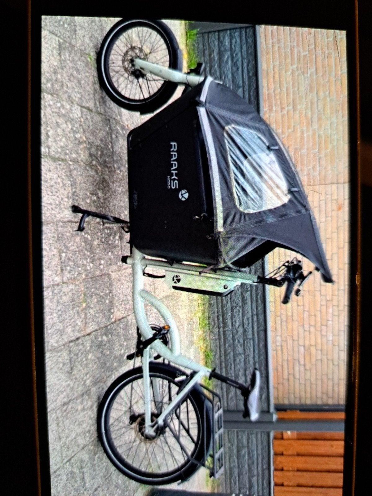 raaks elektrische bakfiets, Fietsen en Brommers, 51 tot 55 cm, Ophalen, Zo goed als nieuw, Overige merken