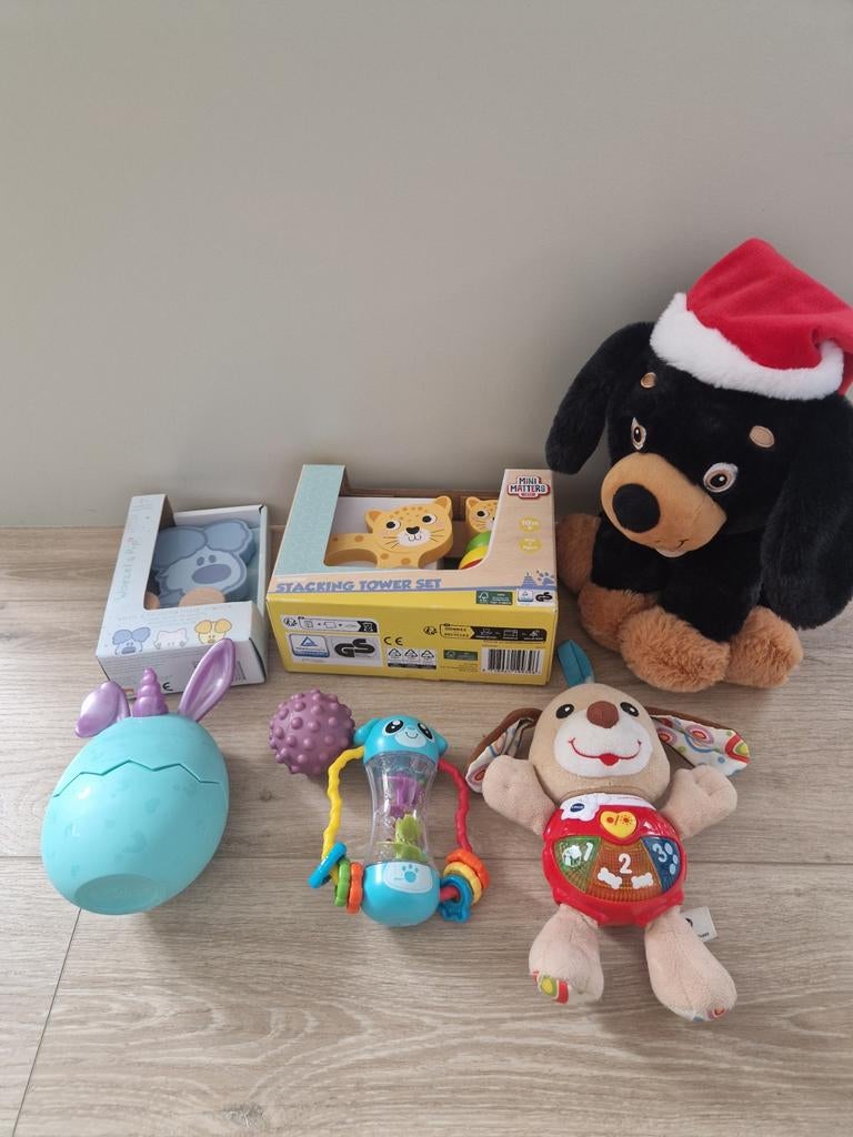 Baby speelgoed 0-12 maanden-rammelaars-knuffels-sensorisch, Ophalen of Verzenden, Zo goed als nieuw, Overige typen
