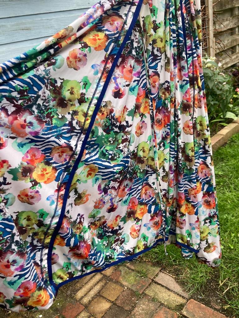 High Use bliemenjurk,  maat L, Kleding | Dames, Jurken, Nieuw, Maat 38/40 (M), Overige kleuren, Onder de knie, Ophalen of Verzenden