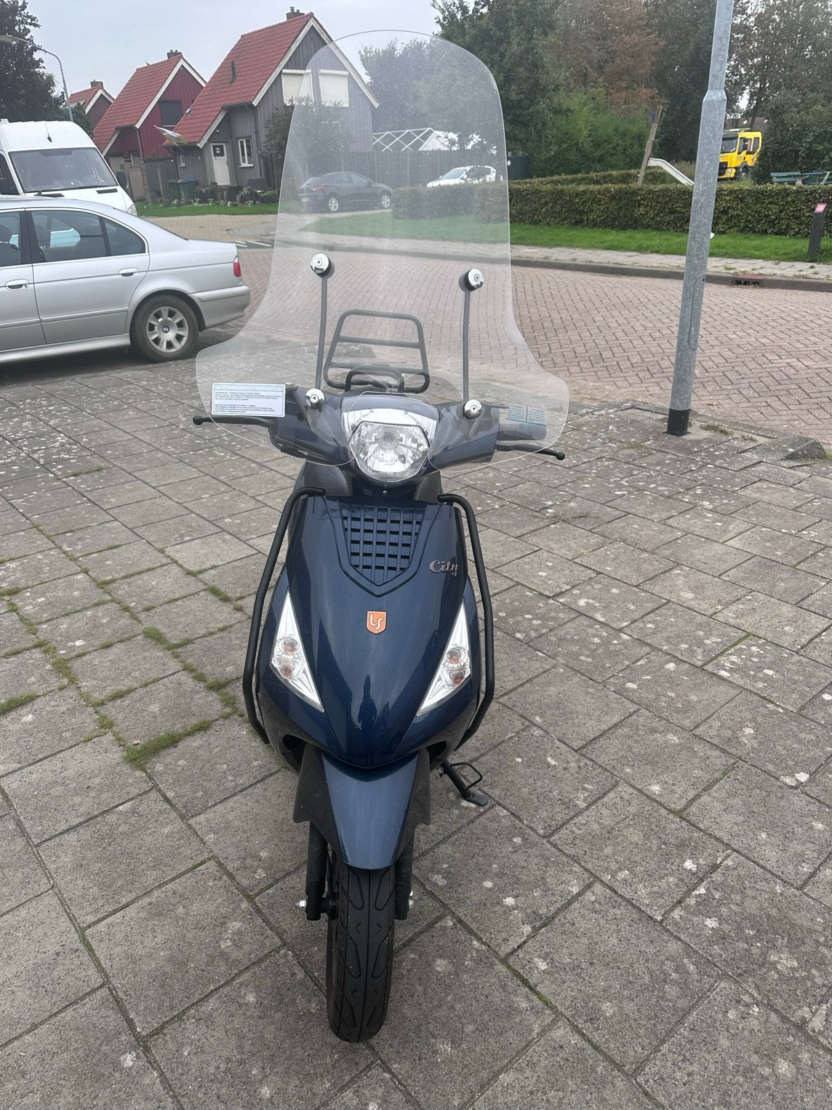 La Souris City Scooter - Donkerblauw, Fietsen en Brommers, Ophalen, Gebruikt, Maximaal 25 km/u, Benzine
