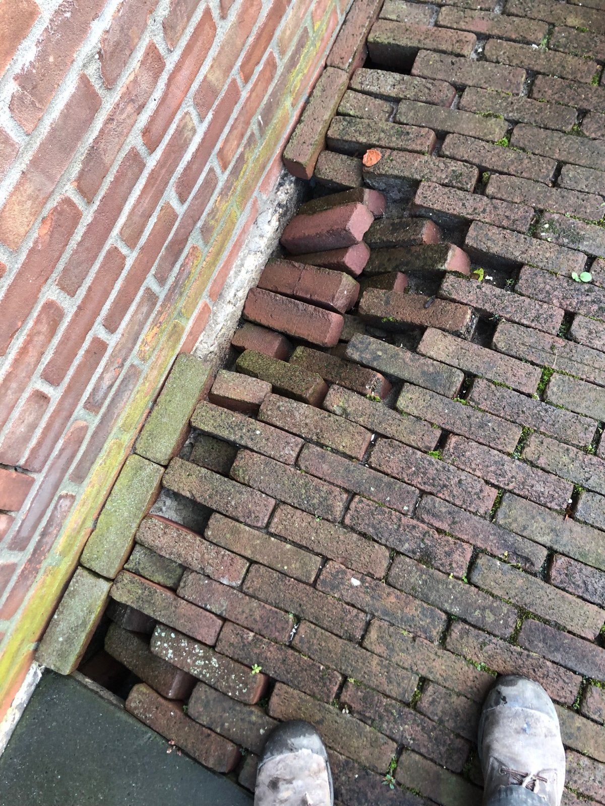 Straatstenen 8 m2 gratis of kleine vergoeding, Tuin en Terras, Overige materialen, Gebruikt, Klinkers, 5 tot 10 m²