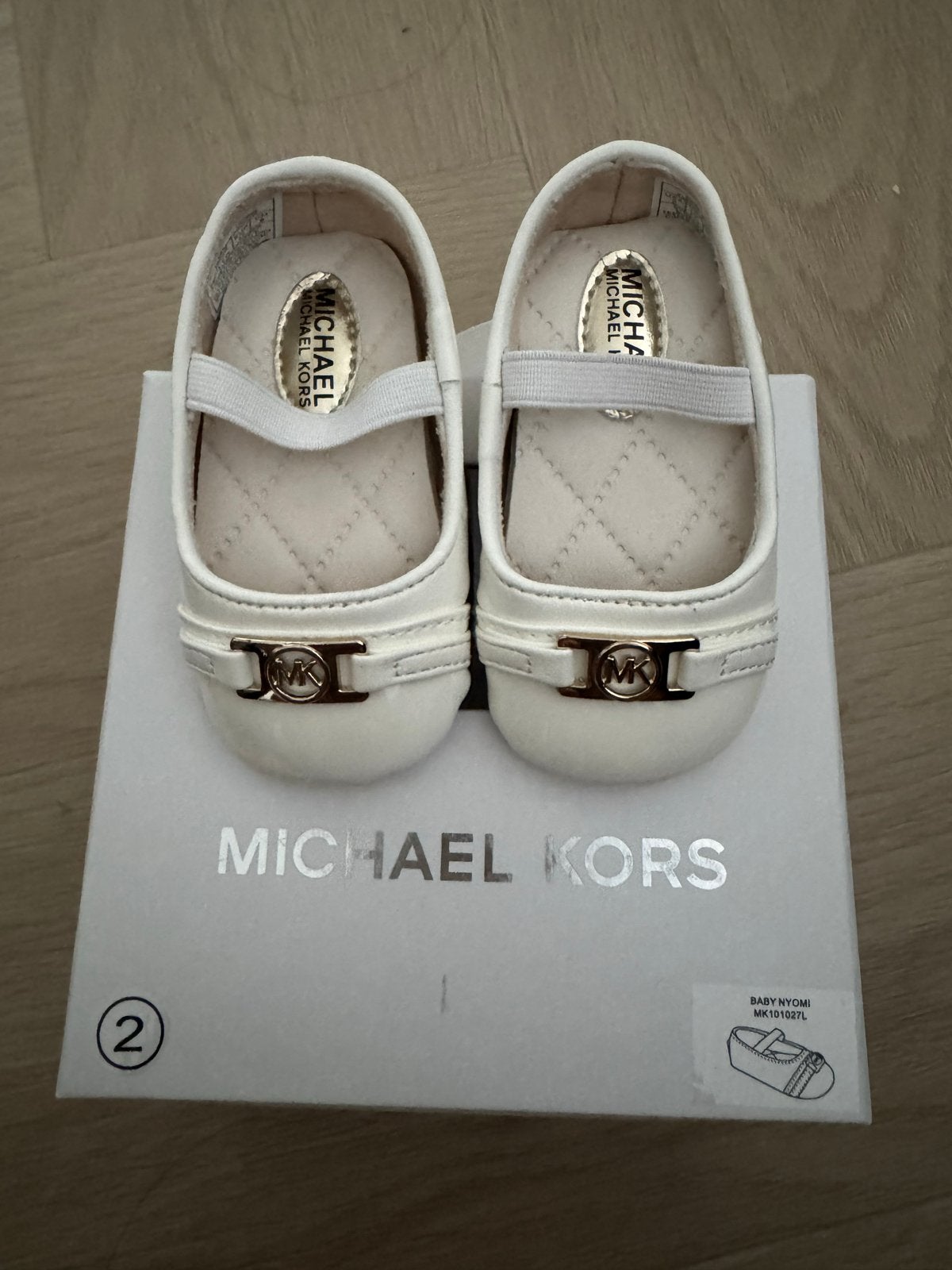 Michael Kors Baby Nyomi babyschoentjes maat 17, Kinderen en Baby's, Babykleding | Schoentjes en Sokjes, Schoentjes, Meisje, Nieuw