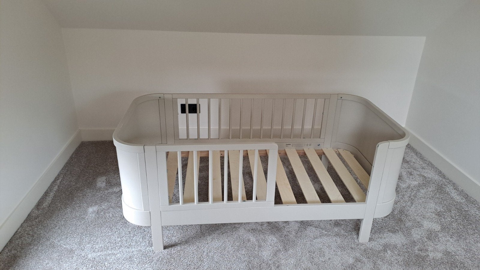 Peuterbed oatmeal, Kinderen en Baby's, Ophalen, Nieuw, 140 tot 160 cm, 70 tot 85 cm