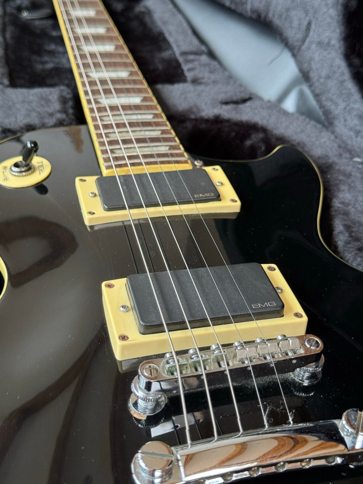 Epiphone Les Paul Standard met EMG pickups, Ophalen, Gebruikt, Solid body, Epiphone