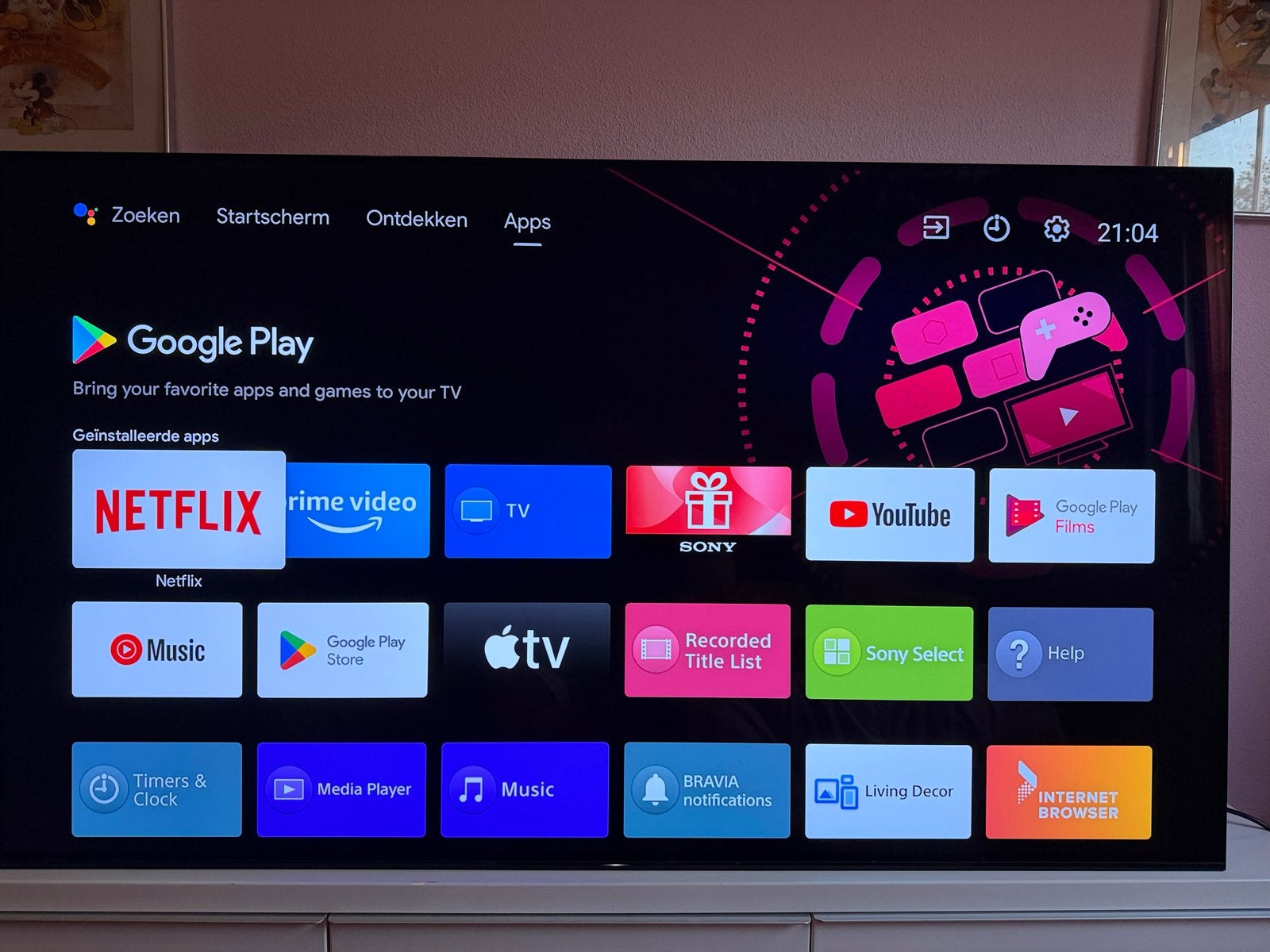 Sony KD-65AF9 oled met subliem geluid, Ophalen, Zo goed als nieuw, 4k (UHD), Smart TV