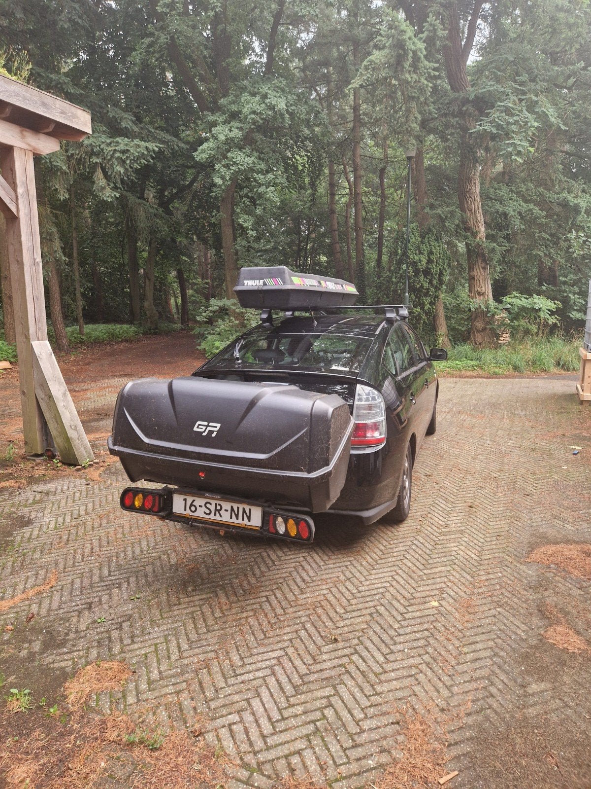 Trekhaakkoffer trekhaakbox te huur of ruilen, Auto diversen, Ophalen, Zo goed als nieuw