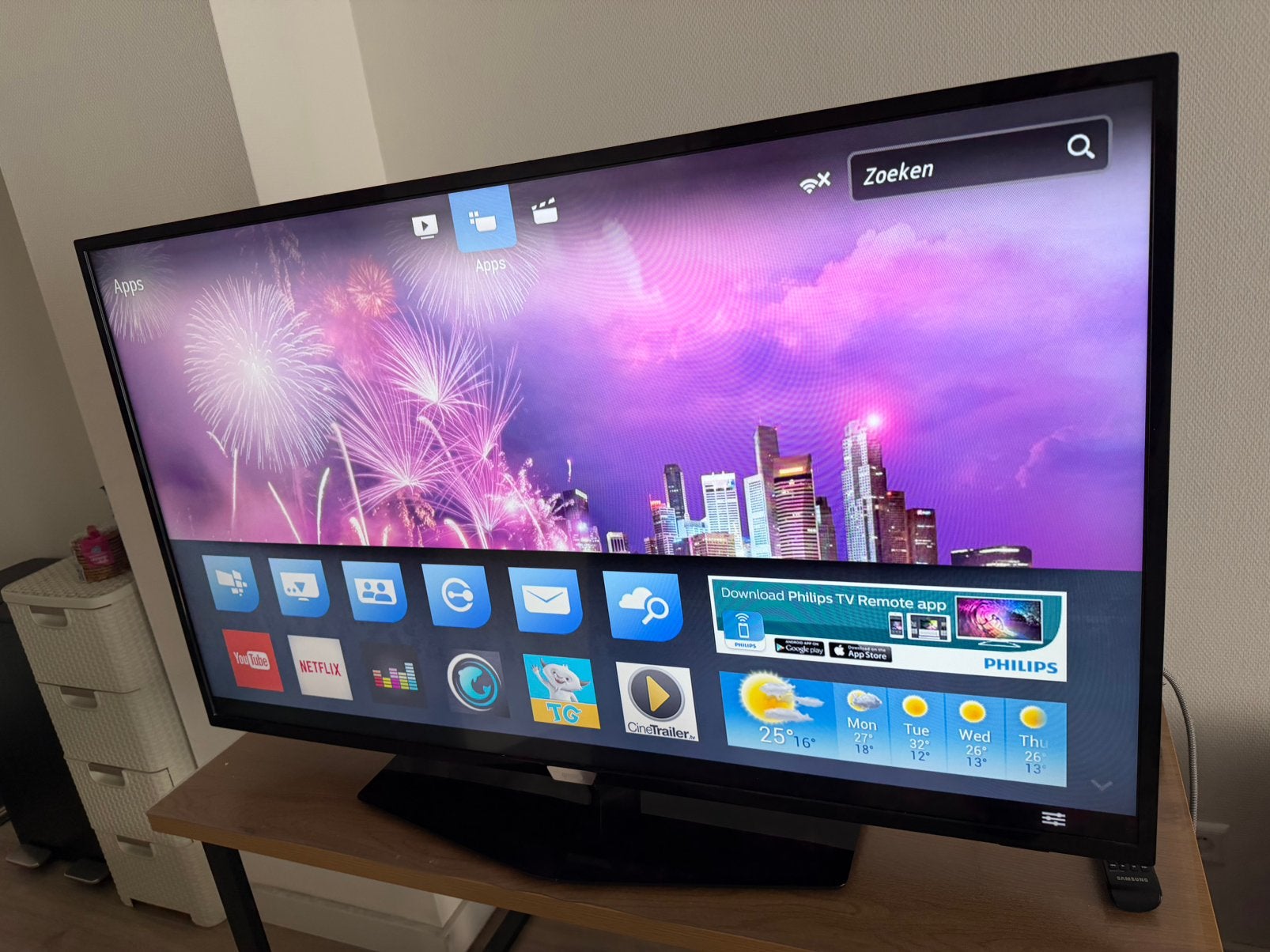 Philips smart led 4k 50 inch led tv uhd, Ophalen, Philips, LED, 50 Hz