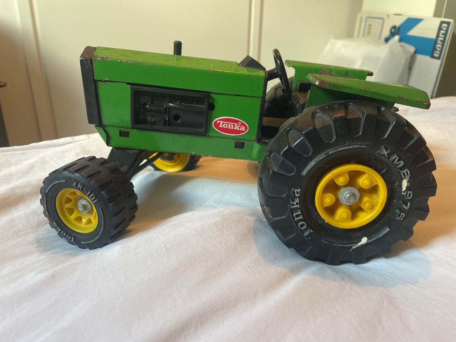 Vintage Tonka Tractor - Groen Speelgoedvoertuig, Ophalen of Verzenden
