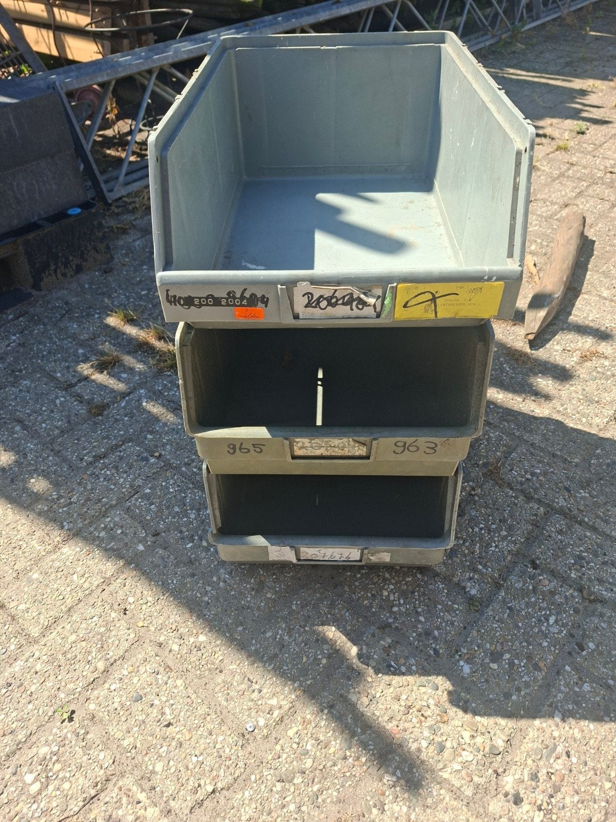 3 Gebruikte Opbergbakken - 50x31x20 cm, Ophalen, Gebruikt, 50 tot 75 cm, Minder dan 40 cm