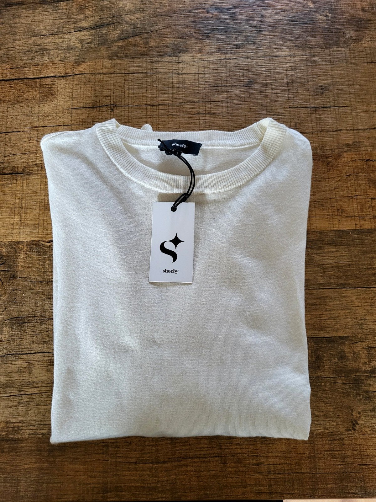Nieuwe Shoeby heren trui sweater pullover crème maat S, Shoeby, Wit, Nieuw, Ophalen of Verzenden