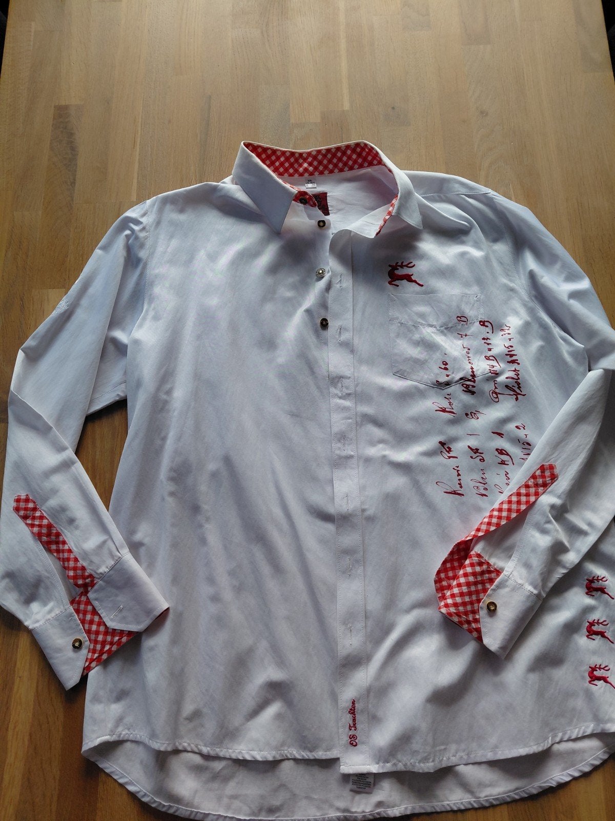 trachtenhemd xxl oktoberfeest, Kleding | Heren, Ophalen of Verzenden, Gedragen, Overige halswijdtes