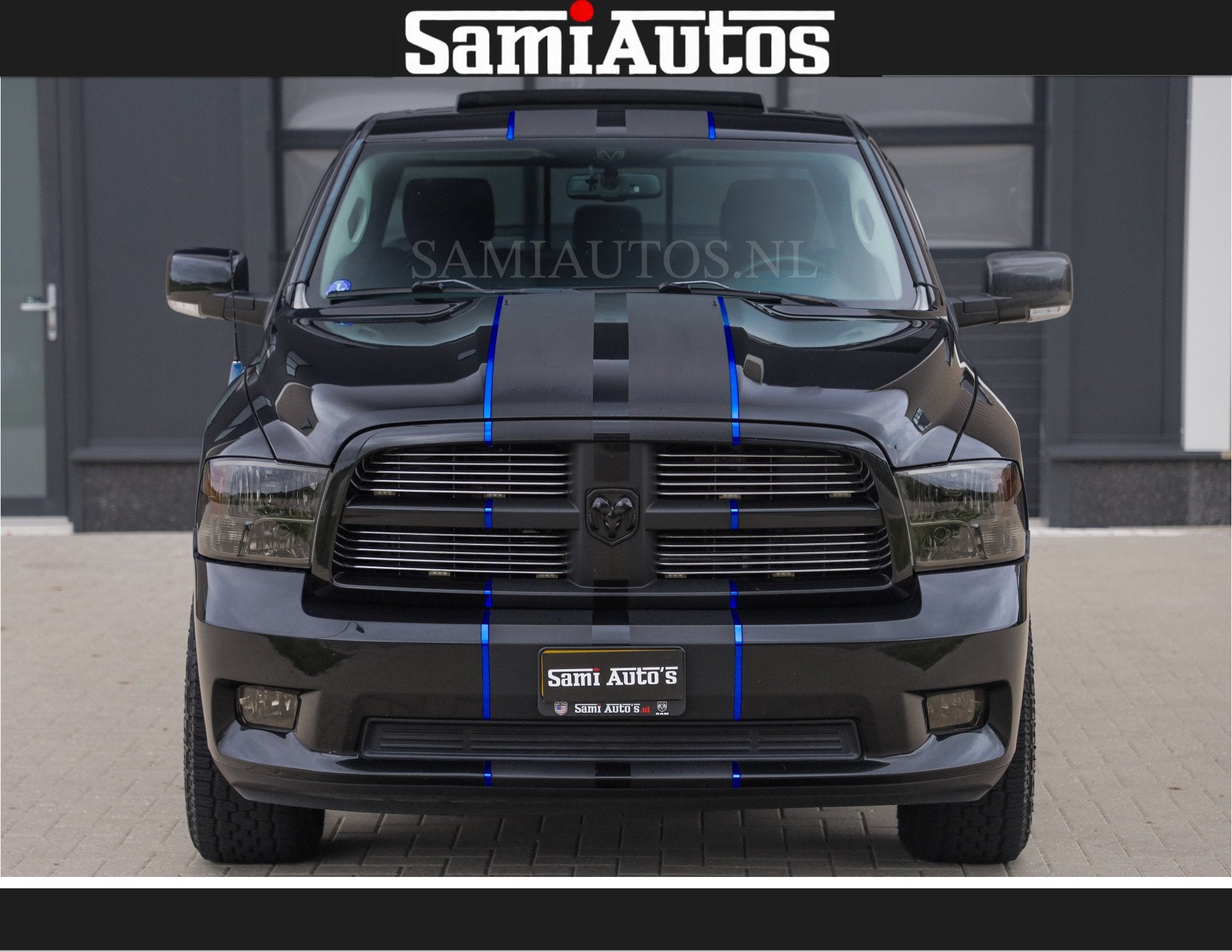 Dodge Ram BLACK ON BLACK | 5.7 V8 HEMI | SPORT | STOER EN LE, Auto's, Automaat, Euro 5, Gebruikt, 5654 cc