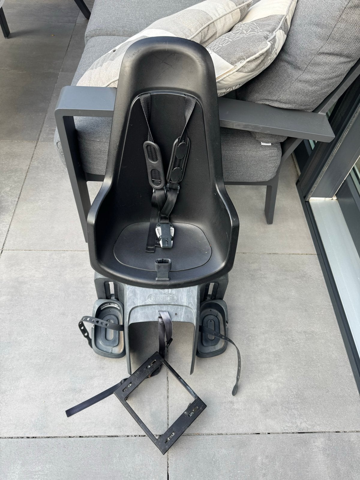Bobike Urban Black Achterzitje, Achterzitje, Ophalen, 15 t/m 25 kg, Gebruikt