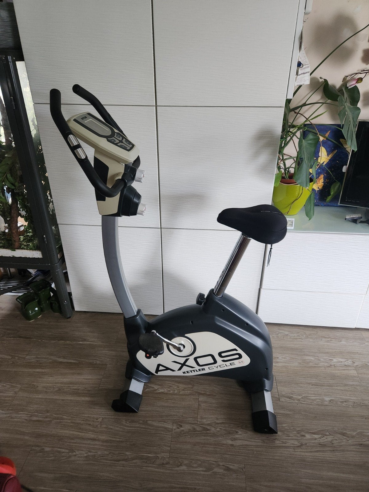 Kettler Axos Cycle M Hometrainer, Sport en Fitness, Ophalen, Gebruikt, Metaal, Benen