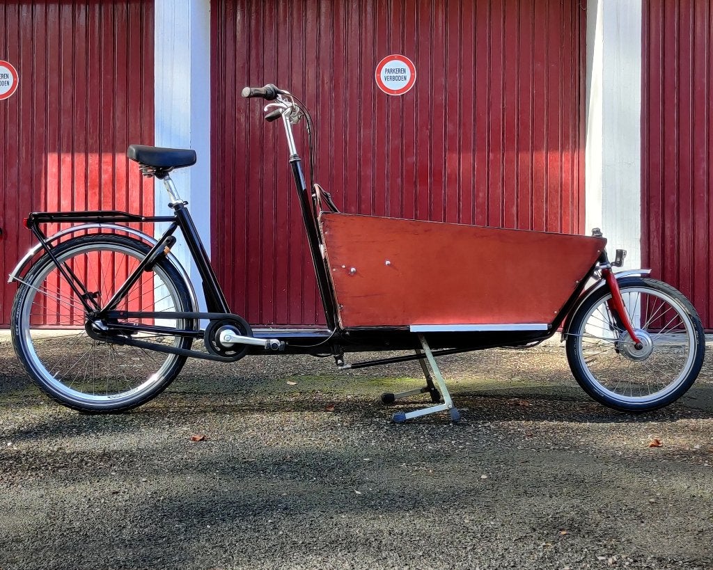 Elektrische bakfiets cargo long | onderhouden | regenhuif, 4 kinderen of meer, Gebruikt, Elektrisch, Trommelrem