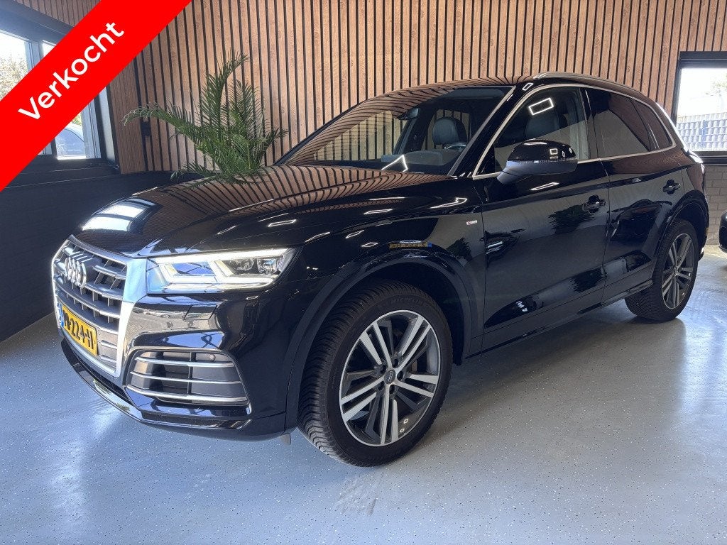 Audi Q5 2.0 TFSI Launch Edition 252PK (bj 2017, automaat), Auto's, Audi, Automaat, Automatische klimaatregeling, Gebruikt, Euro 6
