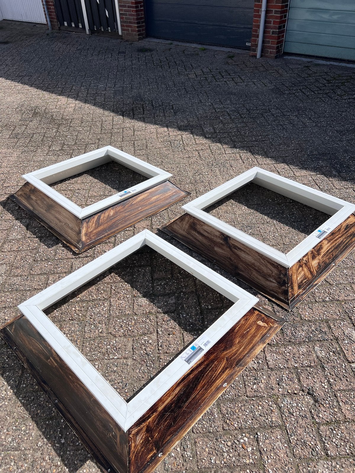Lichtkoepel opstand frame, 3x Opstand PVC SF15 0600X0600, Doe-het-zelf en Verbouw, Ophalen, Minder dan 80 cm, Minder dan 80 cm