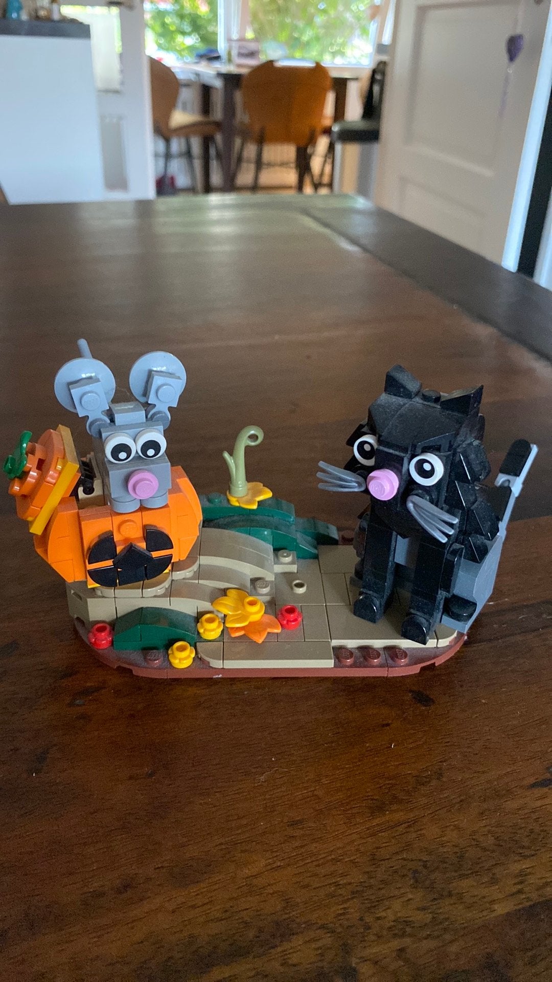 Kat en muis Lego Halloween, Ophalen of Verzenden, Zo goed als nieuw