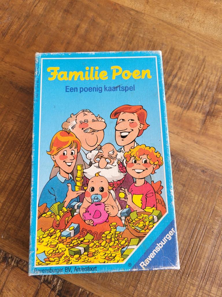 Familie Poen kaartspel, Hobby en Vrije tijd, Gezelschapsspellen | Kaartspellen, Ophalen of Verzenden