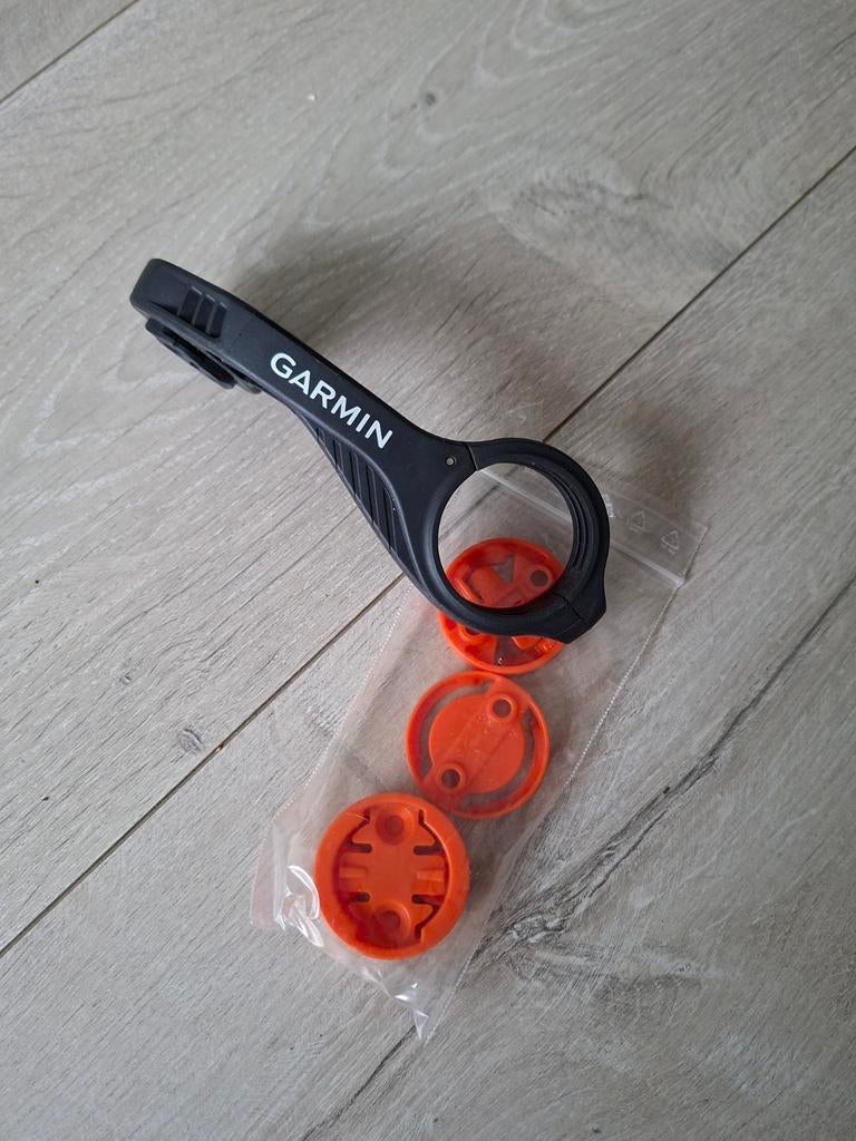 Garmin fietscomputer houder met extra inserts, Ophalen of Verzenden, Zo goed als nieuw