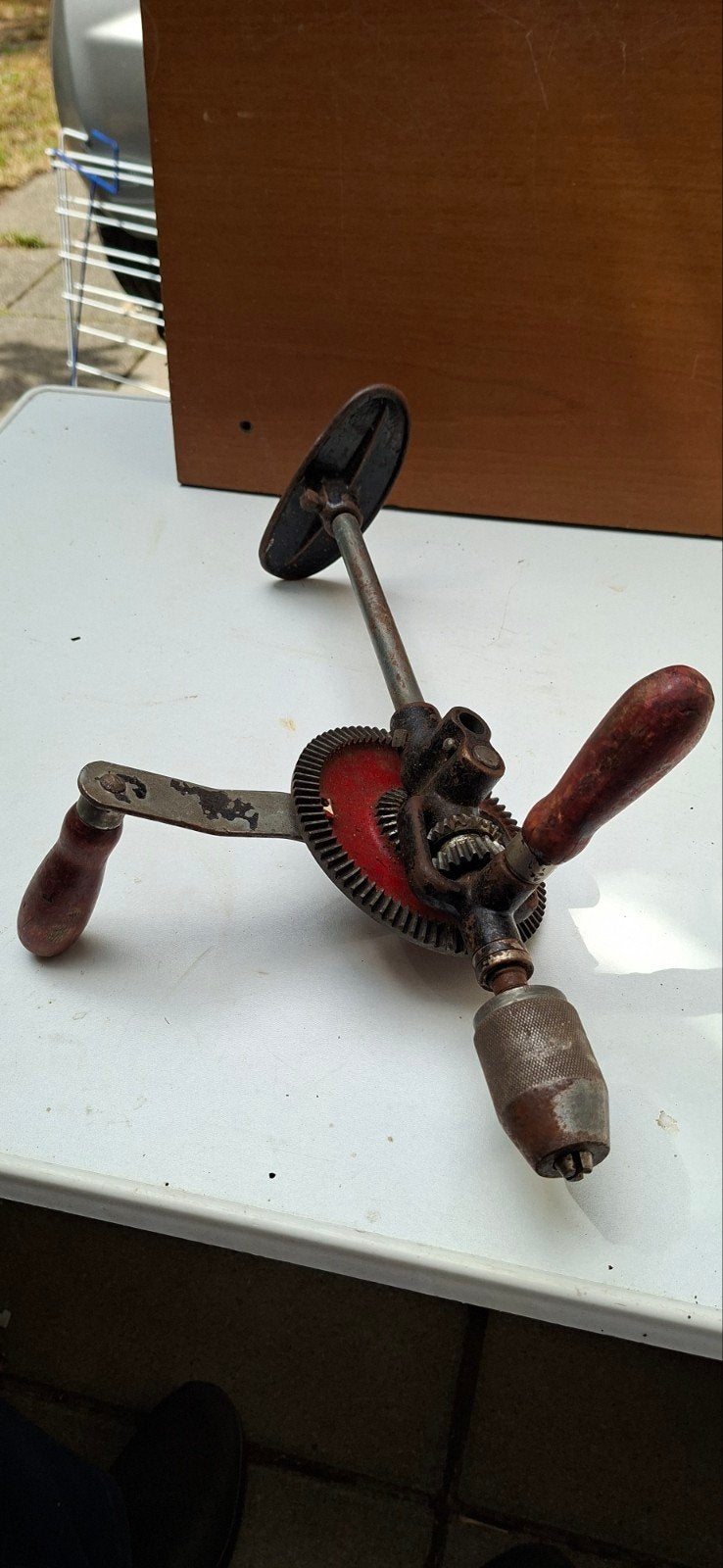 Vintage Handboor Borstboormachine - Mechanisch, Antiek en Kunst, Antiek | Gereedschap en Instrumenten, Ophalen