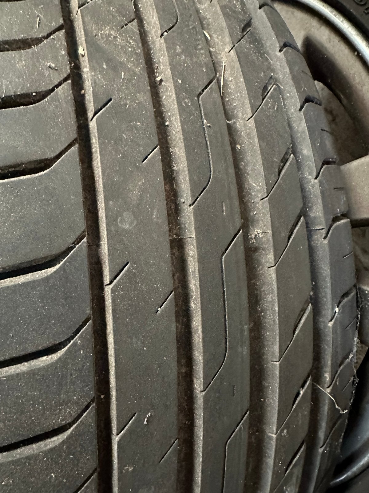 Velgen met zomerbanden 6 mm voor Volvo XC90 (tot 2014), Gebruikt, Banden en Velgen, 17 inch, Ophalen of Verzenden