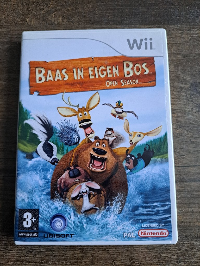 Baas in eigen bos (open season) (Nintendo Wii) CIB, Avontuur en Actie, 1 speler, Ophalen of Verzenden, Zo goed als nieuw