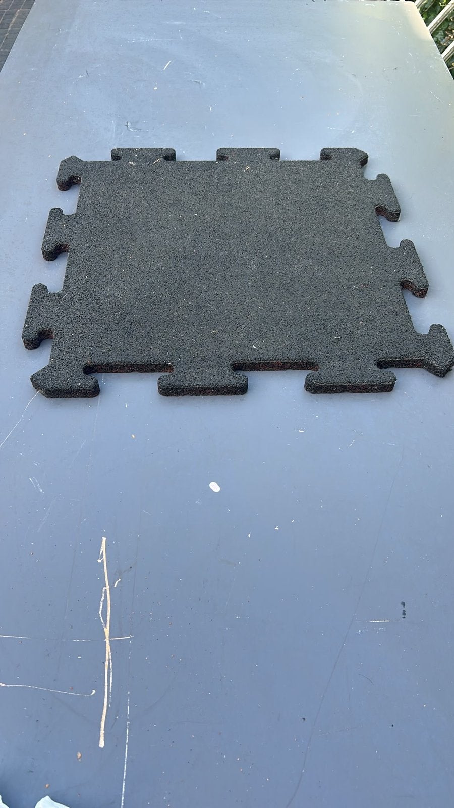 Rubberen sport tegels 55x55x2 cm - 119 stuks, Ophalen of Verzenden, Gebruikt, Overige typen