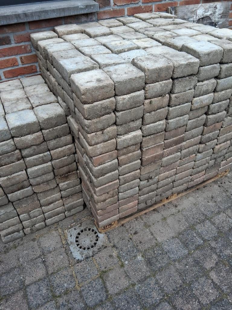 Gratis klinkers!!!!, Tuin en Terras, Tegels en Klinkers, Ophalen, Gebruikt, Klinkers, 10 m² of meer