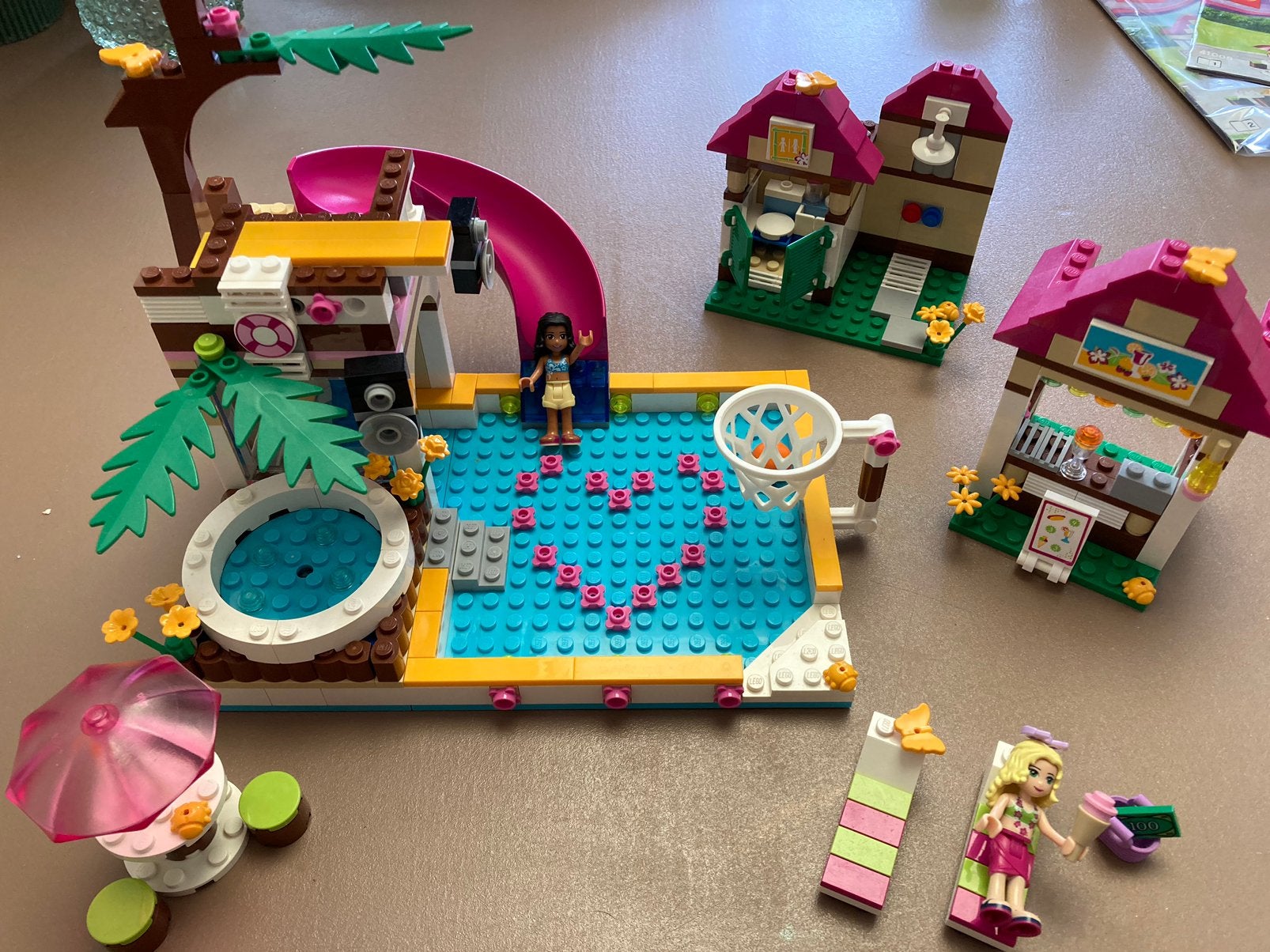 Lego Friends Heartlake zwembad, Gebruikt, Lego, Compleet, Friends