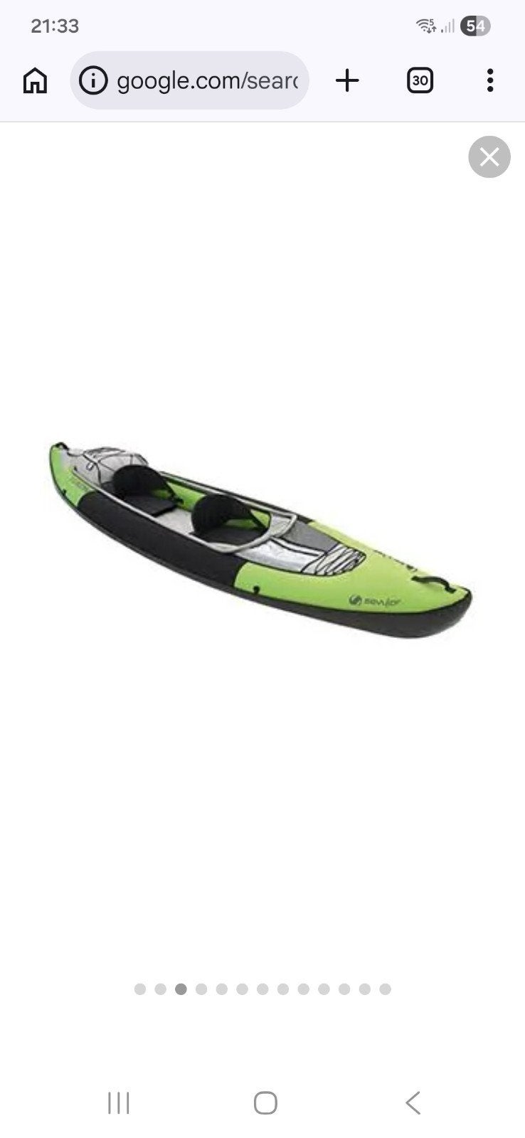 Sevylor yukon opblaasbare kajak 2 persoons, Watersport en Boten, Kano's, Ophalen, Twee personen, Kajak