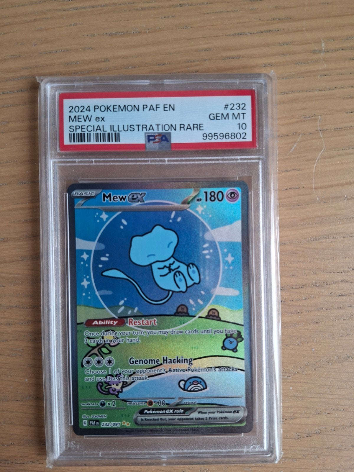 Mew ex 232 psa 10, Ophalen, Zo goed als nieuw