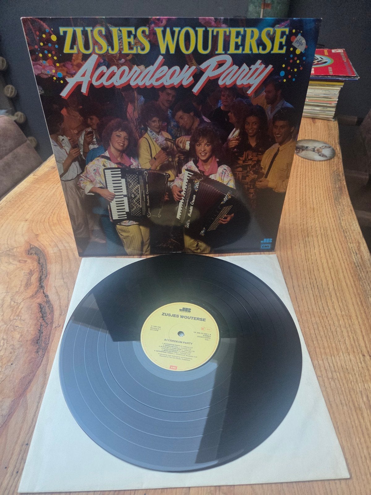 Zusjes Wouterse - Accordeon Party LP (Pop, 1988), LP, Gebruikt, Pop, Ophalen of Verzenden