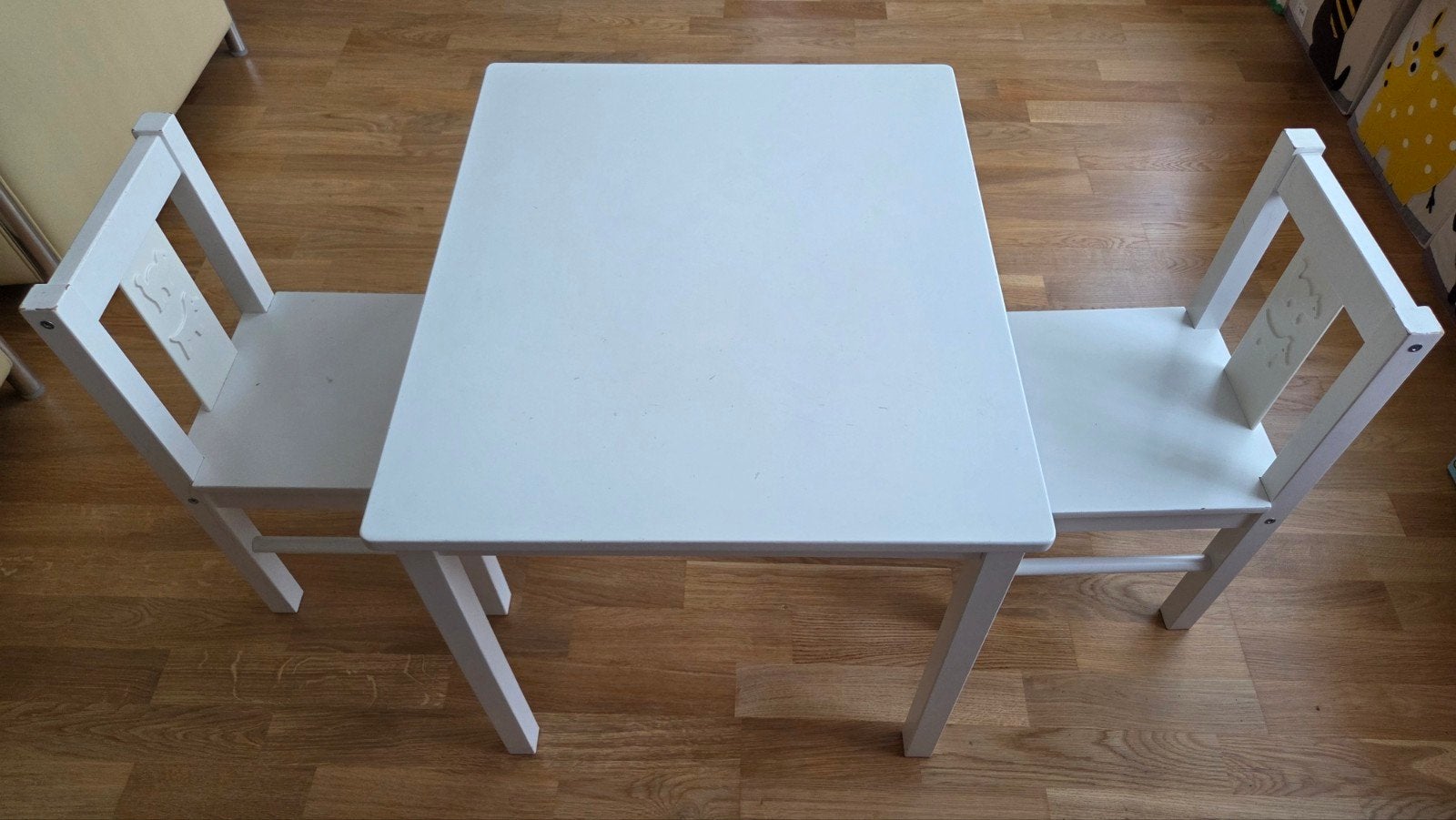 Ikea kindertafel met stoelen, Kinderen en Baby's, Kinderkamer | Tafels en Stoelen, Ophalen, Gebruikt, Stoel(en)