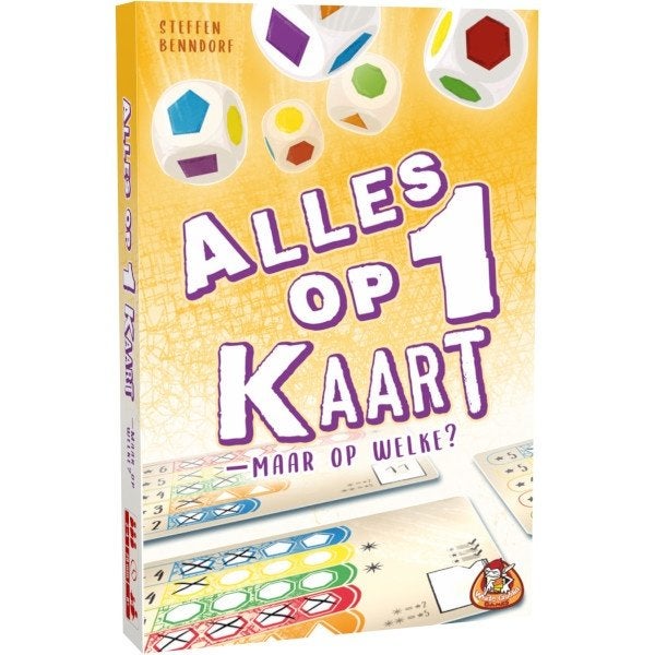 Alles op 1 Kaart White Goblin Games Dobbelspel Nieuw, White Goblin Games, White Goblin Games, White Goblin Games, Nieuw