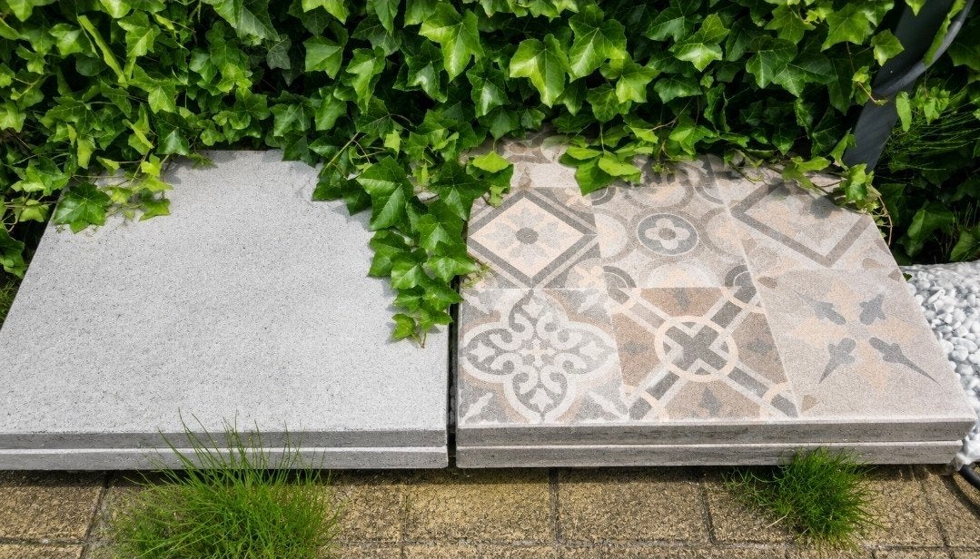 Nieuwe tuintegels 7 stuks over 60x60. Crème kleur., Tuin en Terras, Ophalen of Verzenden, Nieuw, Hout