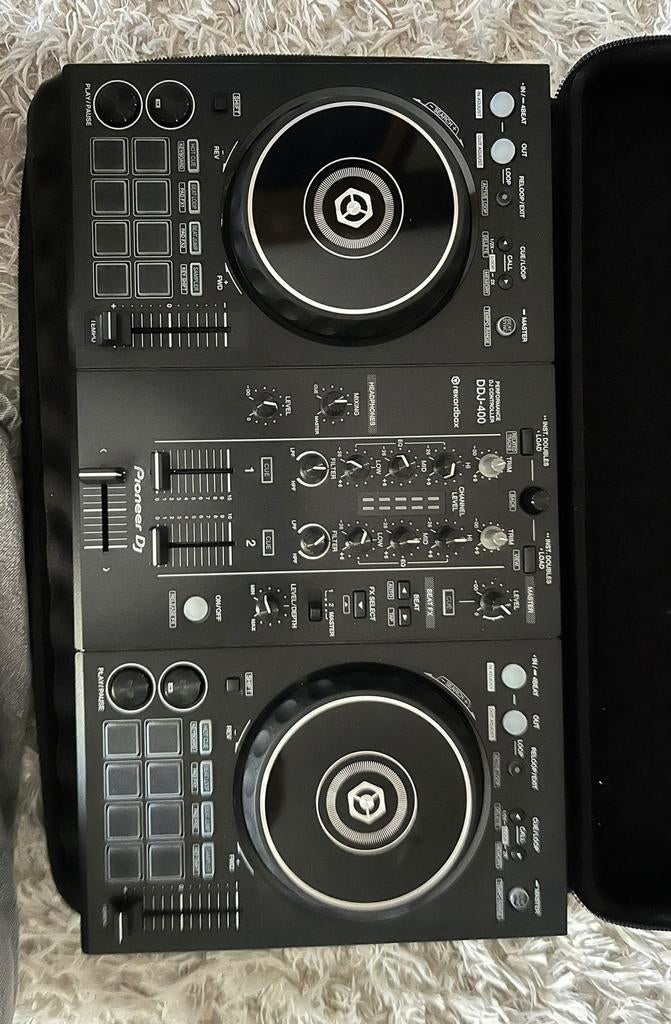 Dj set pioneer 400 inc.flightbag, Muziek en Instrumenten, Dj-sets en Draaitafels, Ophalen of Verzenden, Zo goed als nieuw, Overige merken