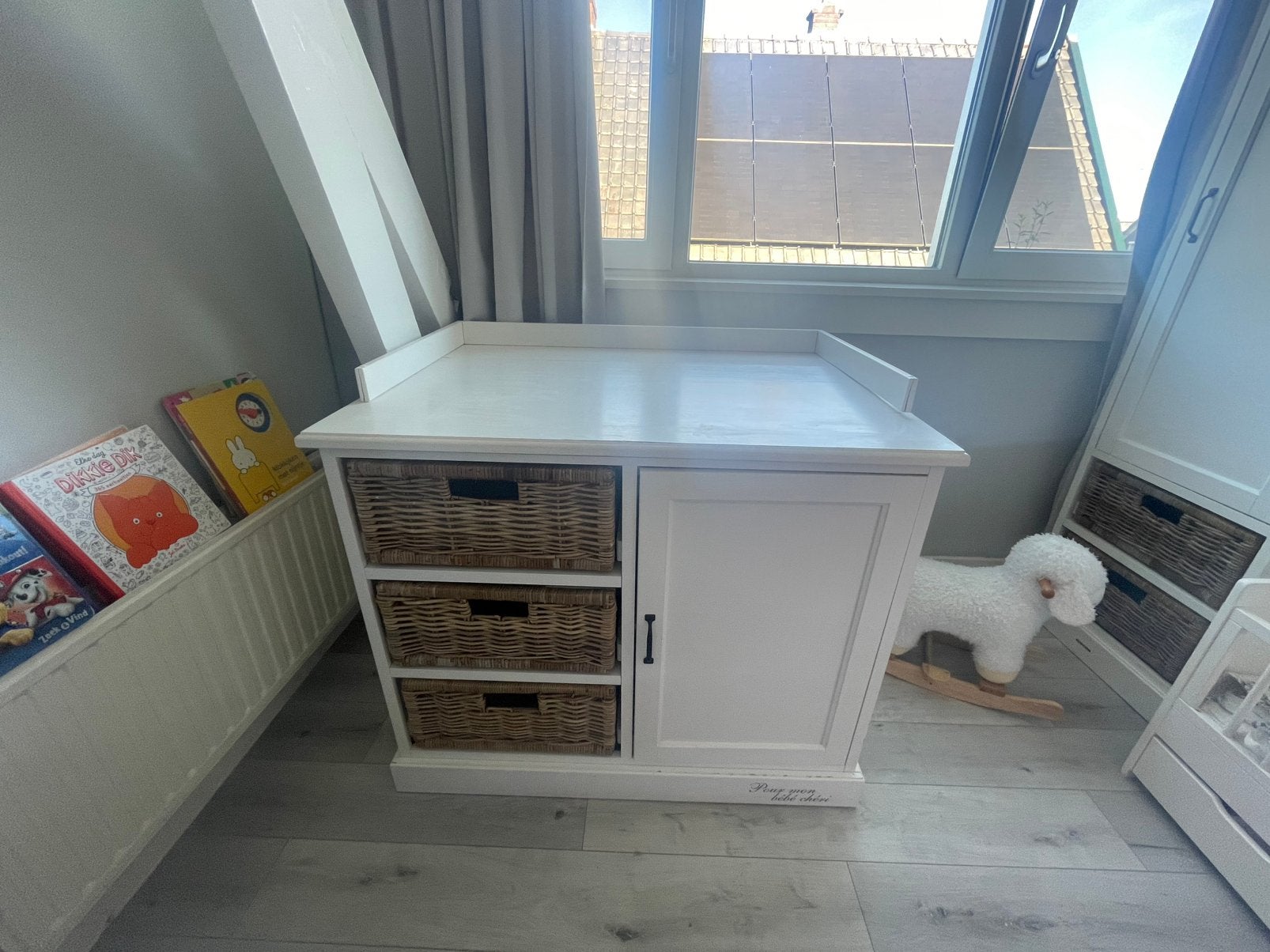 Kidsmill la premiere commode, incl bladvergroter, Ophalen, Gebruikt, 100 tot 150 cm, Landelijk