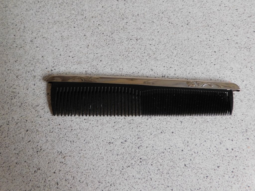 Kamhouder Anjer Verzilverd Gero B 90 - 19 cm, Ophalen of Verzenden, Gebruikt, Kam of Borstel