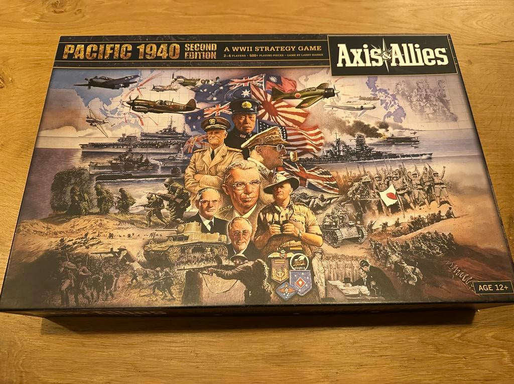 Axis & Allies Pacific 1940 Second Edition – Mint – Compleet, Hobby en Vrije tijd, Wargaming, Nieuw, Overige soorten, Ophalen of Verzenden