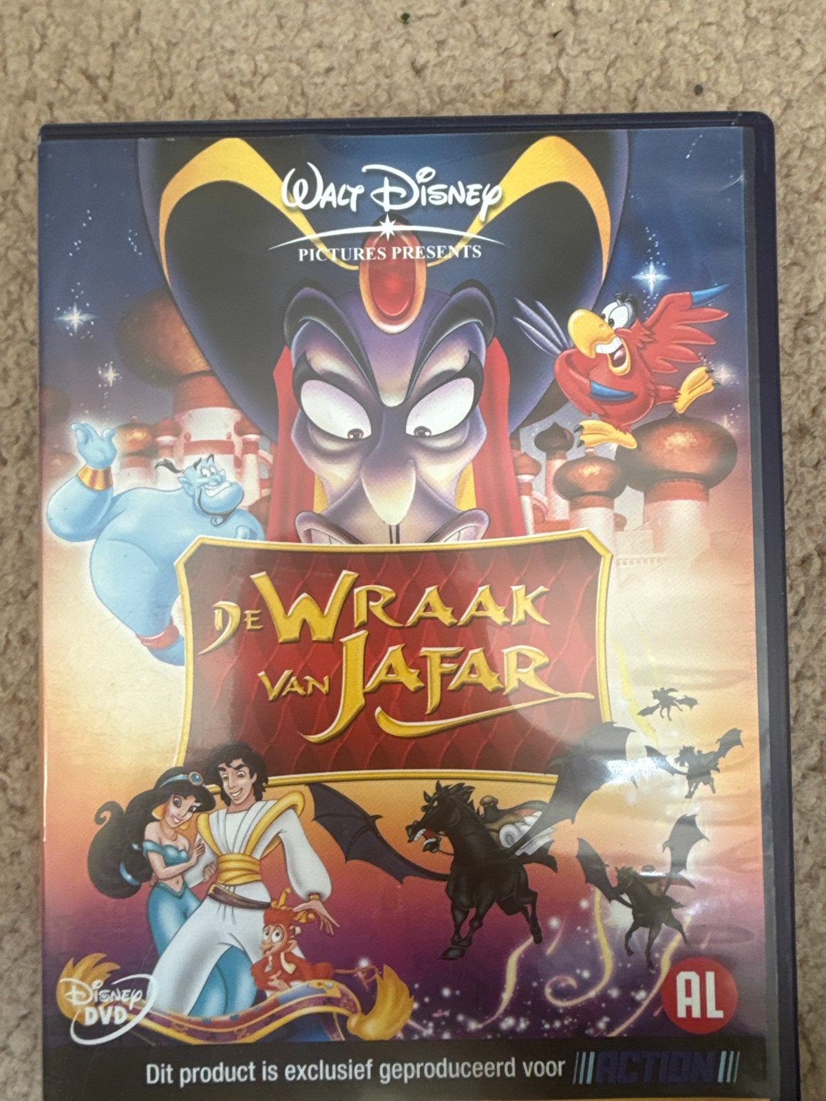 Disney's De Wraak van Jafar DVD - Aladdin vervolg, Avontuur, Gebruikt, Alle leeftijden, Ophalen of Verzenden