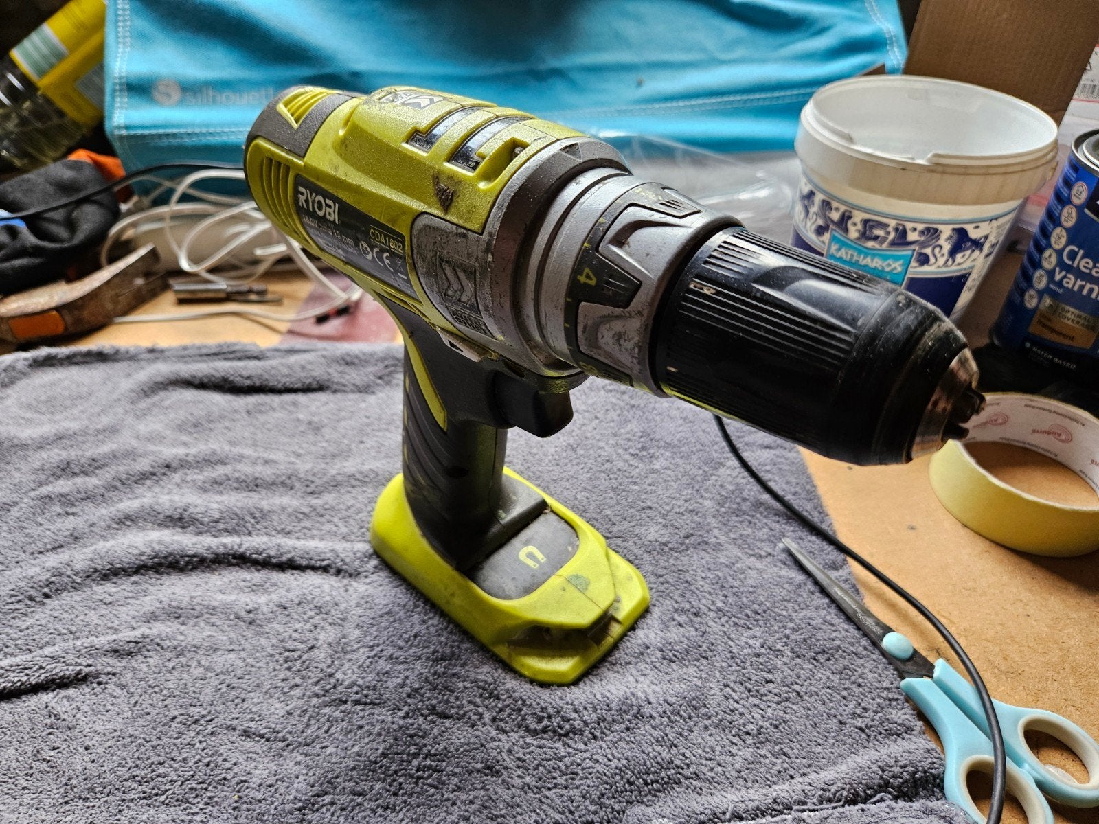 Ryobi CDA1802 Boor-/Schroefmachine 18V, Variabele snelheid, Ophalen of Verzenden, Boor- en Schroefmachine, Gebruikt
