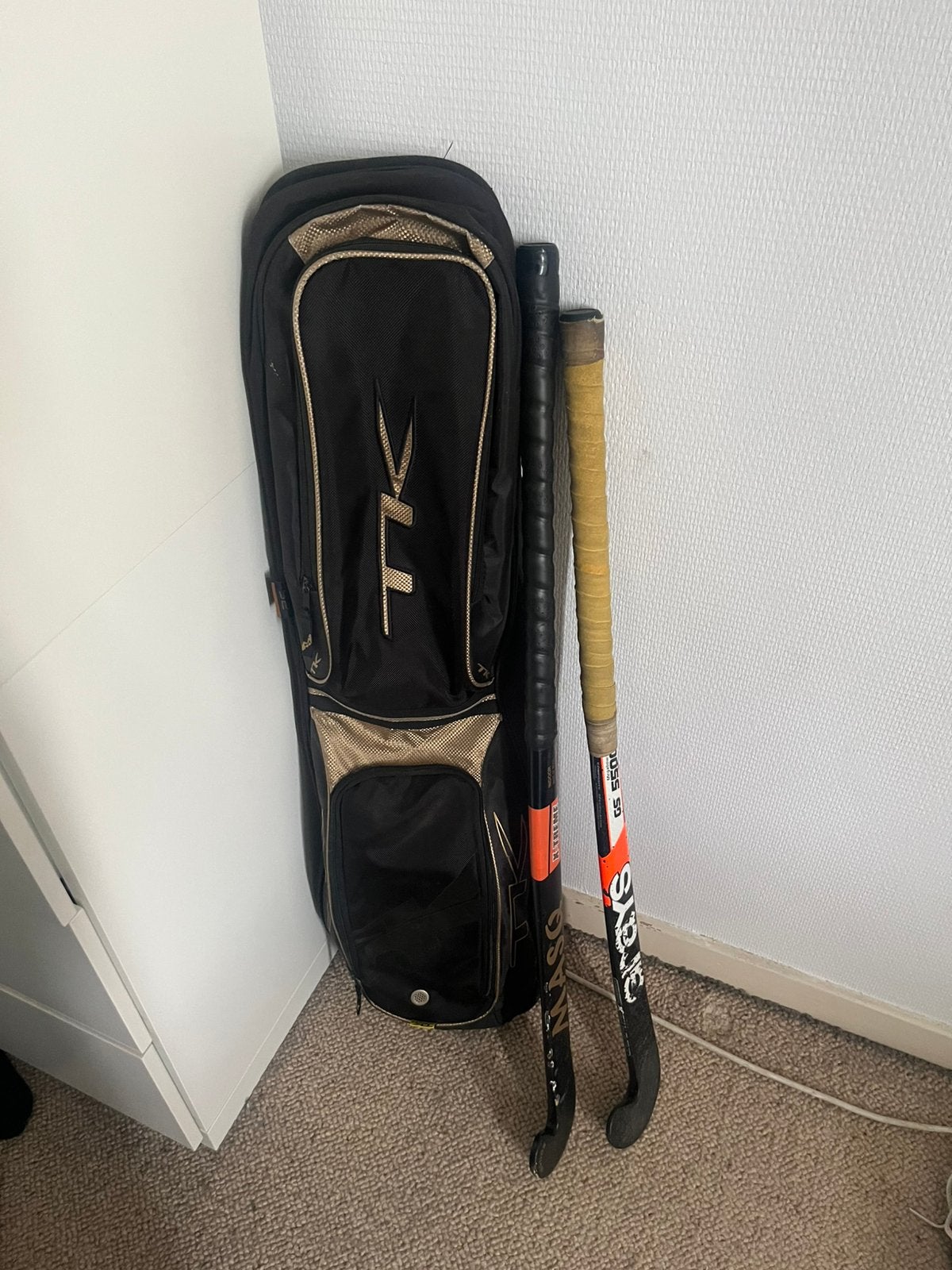 Hockeytas /binnen en buiten hockeystick, Ophalen, Zo goed als nieuw, Stick