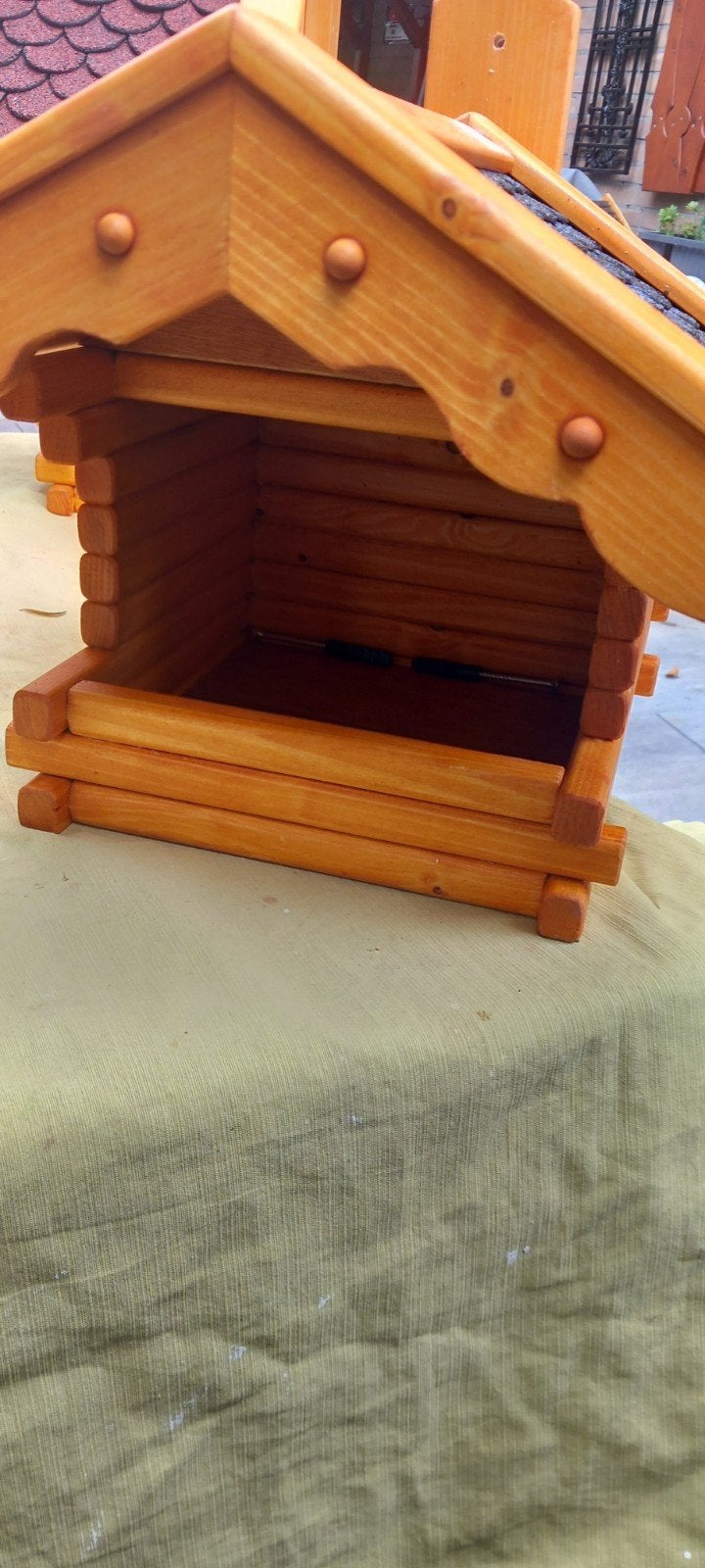 Open hand made vogel voerhuisjes., Tuin en Terras, Vogelhuisjes en Vogelbaden, Ophalen of Verzenden