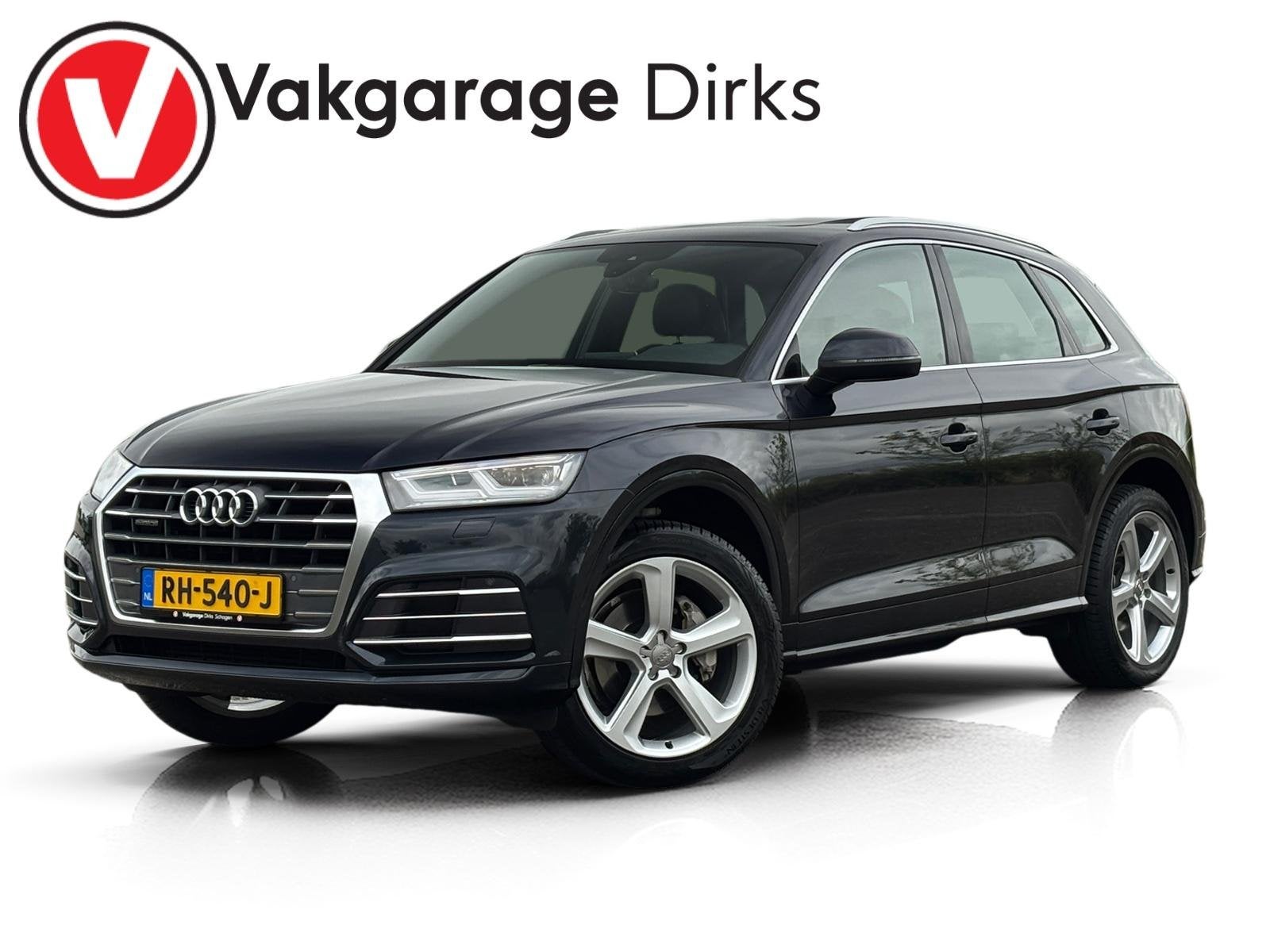 Audi Q5 2.0 TFSI 252PK Quattro S-Line ✅ Pano ✅ Camera, Automaat, Stof, Gebruikt, 4 cilinders