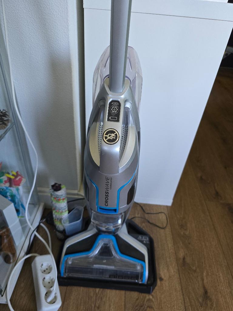 Bisell 2582N Cross Wave Pro 3 in 1 vloerreiniger Cordless, Overige merken, Gebruikt, Dweilfunctie, Minder dan 1200 watt