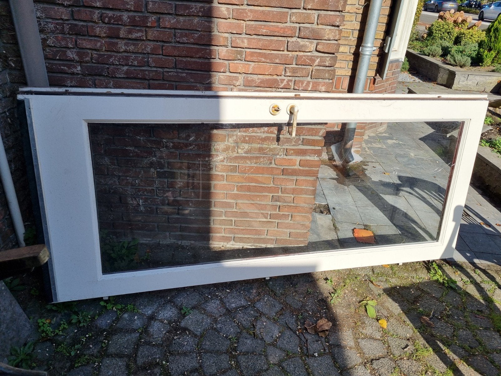 Twee mooie tuindeuren, GRATIS, Doe-het-zelf en Verbouw, Ophalen, Gebruikt, 80 tot 100 cm, Buitendeur
