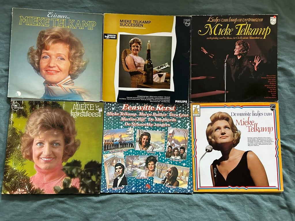 11 LP's Mieke Telkamp (ook per stuk te koop), Cd's en Dvd's, LP, Gebruikt, Ophalen of Verzenden, Levenslied of Smartlap