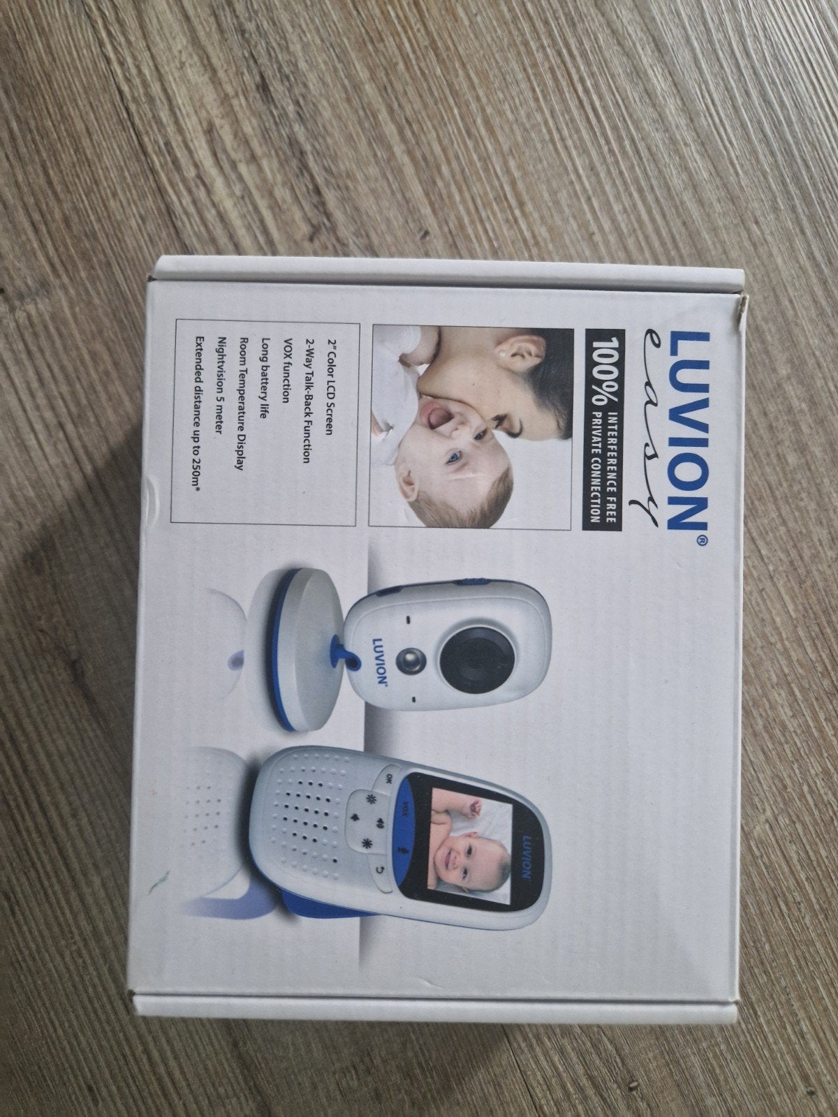 Nieuwe Luvion Easy Babyfoon met Camera - Ongebruikt, Ophalen of Verzenden, Nieuw, 250 meter of meer, Camera