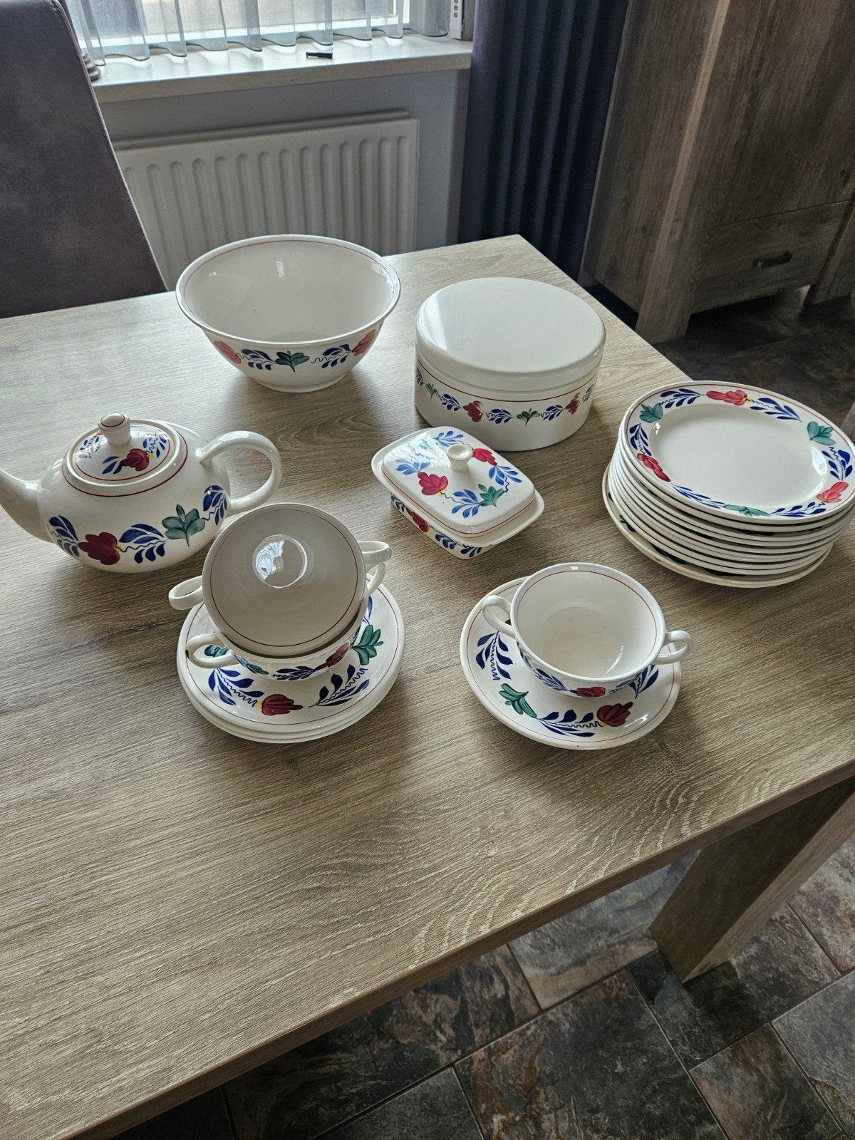 Boerenbond servies, Ophalen